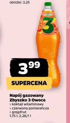 Netto Napój gazowany Zbyszko 3 Owoce koktajl witaminowy oferta