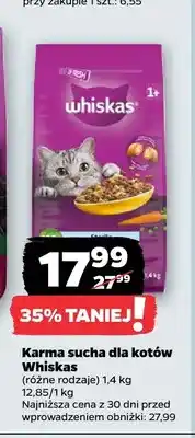 Netto Karma sucha dla kotów Whiskas oferta
