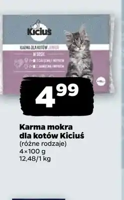 Netto Karma mokra dla kotów Kiciuś 4-pak oferta