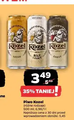 Netto Piwo Kozel Ležák oferta