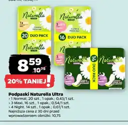 Netto Podpaski Naturella Ultra Normal oferta