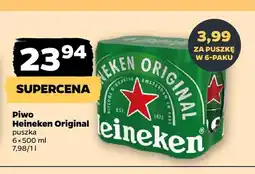Netto Piwo Heineken Original 6-pak oferta
