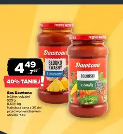 Netto Sos słodko-kwaśny z ananasem Dawtona oferta