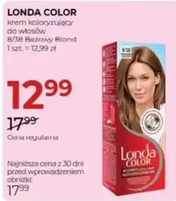 Jawa Drogerie Londa color krem koloryzujący do włosów 8/38 Beżowy Blond oferta
