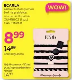 Jawa Drogerie Ecarla zestaw frotek gumek 5wl na plakietce, czame smile, serce oferta