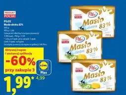 Lidl PILOS Masło ekstra 83% oferta