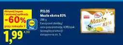 Lidl PILOS Masło ekstra 83% oferta