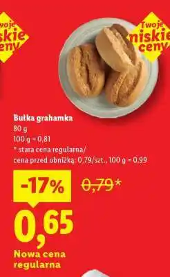 Lidl Bułka grahamka oferta