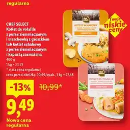 Lidl CHEF SELECT Kotlet de volaille lub kotlet schabowy oferta
