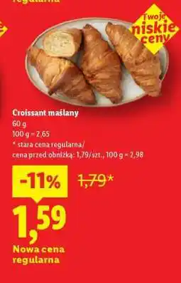 Lidl Croissant maślany oferta