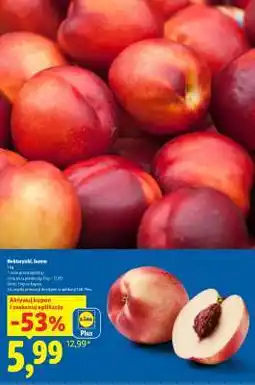 Lidl Nektarynki, luzem oferta