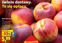 Lidl Nektarynki, luzem oferta