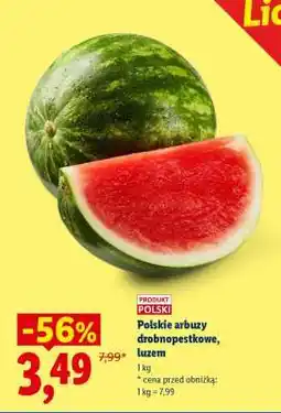Lidl Polskie arbuzy drobnopestkowe, luzem oferta