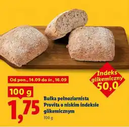 Lidl Bułka pełnoziarnista Provita oferta