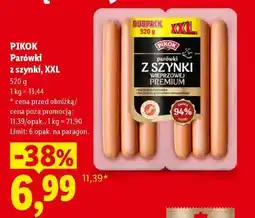 Lidl PIKOK Parówki z szynki, XXL oferta