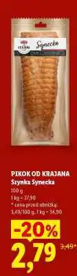 Lidl Pikok od Krajana Szynka Synecka oferta