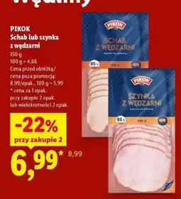 Lidl Pikok Schab lub szynka z wędzarni oferta