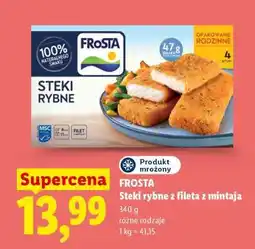 Lidl FROSTA Steki rybne z fileta z mintaja oferta