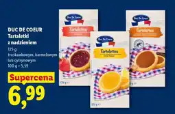 Lidl DUC DE COEUR Tartaletki z nadzieniem oferta