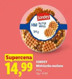 Lidl Sondey Miniciastka máslane oferta