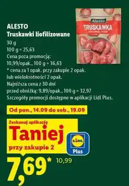 Lidl ALESTO Truskawki liofilizowane oferta