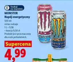 Lidl MONSTER Napój energetyczny oferta