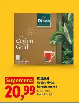 Lidl DILMAH CEYLON GOLD Herbata czarna oferta