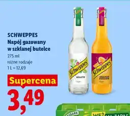 Lidl SCHWEPPES Napój gazowany w szklanej butelce oferta