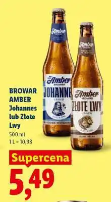 Lidl Browar Amber Johannes lub Złote Lwy oferta