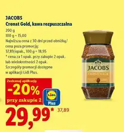 Lidl Jacobs Cronat Gold, kawa rozpuszczalna oferta