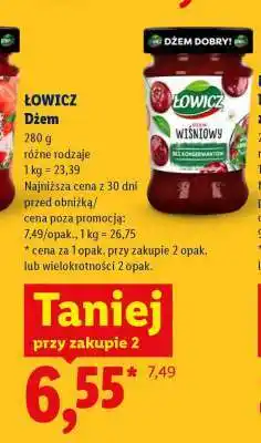 Lidl ŁOWICZ Dżem oferta