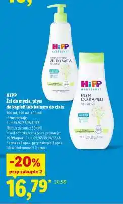Lidl HiPP Żel do mycia, płyn do kąpieli lub balsam do ciała oferta
