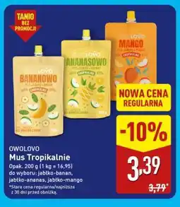 ALDI OWOLOVO Mus Tropikalnie oferta