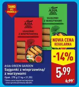 ALDI ASIA GREEN GARDEN Sajgonki z wieprzowiną z warzywami oferta
