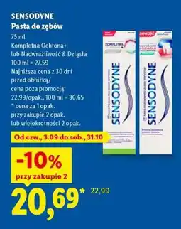 Lidl SENSODYNE Pasta do zębów oferta