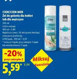 Lidl CIEN/CIEN MEN Żel do golenia oferta
