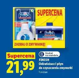 Lidl FINISH Odświeżacz i płyn do czyszczenia zmywarki oferta