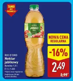 ALDI RIO D'ORO Nektar jabłkowy oferta