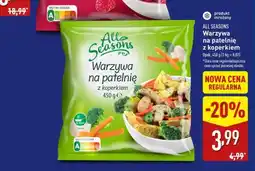ALDI ALL SEASONS Warzywa na patelnię z koperkiem oferta