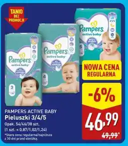 ALDI PAMPERS ACTIVE BABY oferta