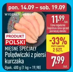 ALDI Poledwiczki z piersi kurczaka oferta