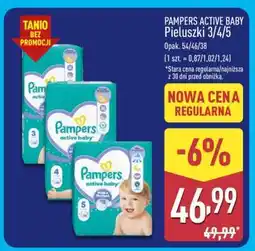 ALDI PAMPERS ACTIVE BABY oferta
