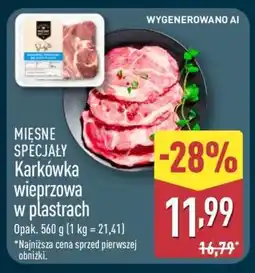 ALDI MIĘSNE SPECJAŁY Karkówka wieprzowa w plastrach oferta