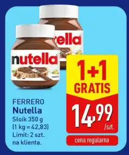 ALDI FERRERO Nutella oferta