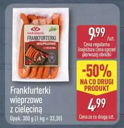 ALDI Frankfurterki wieprzowe z cielęciną oferta