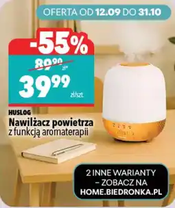 Biedronka Huslog Nawilżacz powietrza z funkcją aromaterapii oferta