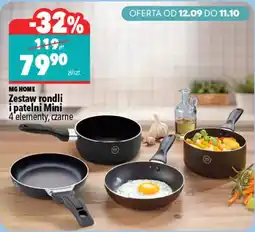 Biedronka MG HOME Zestaw rondli i patelni Mini oferta