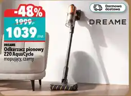 Biedronka DREAME Odkurzacz pionowy Z20 AquaCycle mopujący, czamy oferta