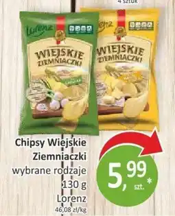 Orzech Chipsy Wiejskie Ziemiaczki wybrane rodzaje Lorenz oferta