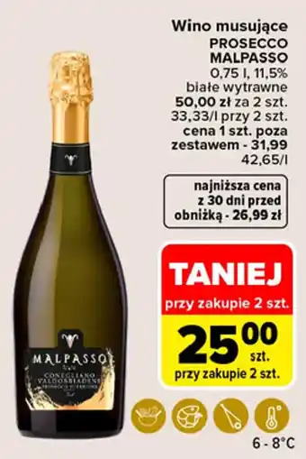 Wino musujące Prosecco Malpasso